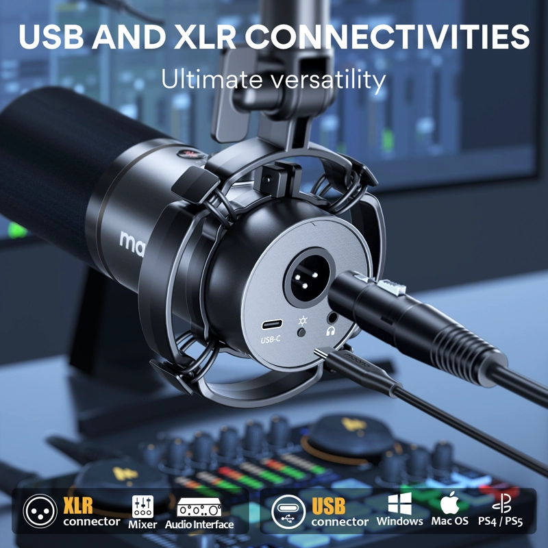 MICROFONO DINAMICO MAONO PD200X XLR-USB - 4