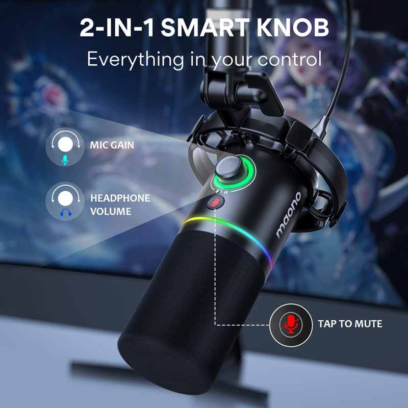 MICROFONO DINAMICO MAONO PD200X XLR-USB - 5