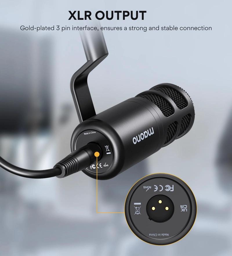 MICROFONO DINAMICO MAONO PD100 XLR - 5