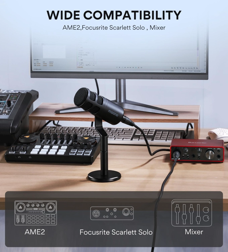 MICROFONO DINAMICO MAONO PD100 XLR - 6