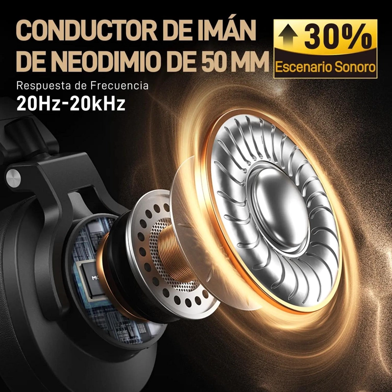 AUDIFONOS DE ESTUDIO MAONO MH700 PARA MONITOREO PROFESIONAL - 4