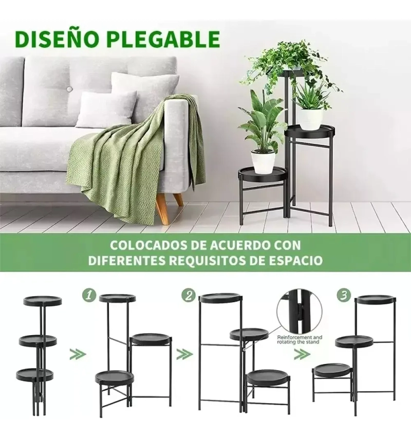 SET ORGANIZADOR 3 PEDESTAL DESMONTABLE METAL - 5