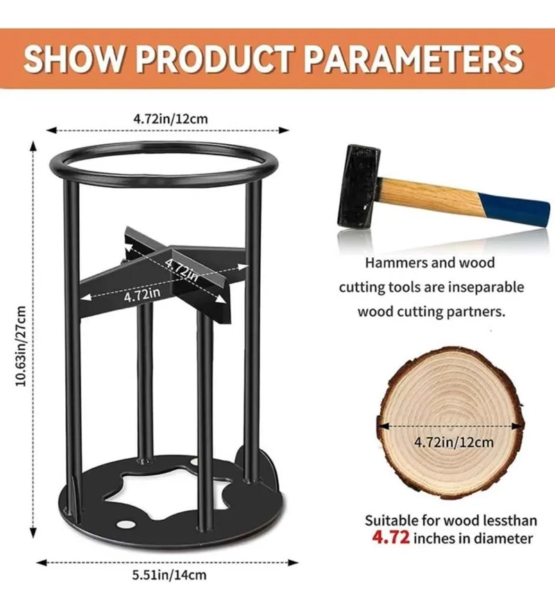 CORTADOR DE LEÑA MANUAL PORTATIL PARA MADERA - 1