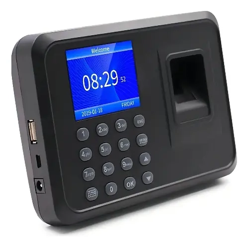 RELOJ CONTROL ASISTENCIA RELOJ MARCADOR HUELLA DIGITAL - 1