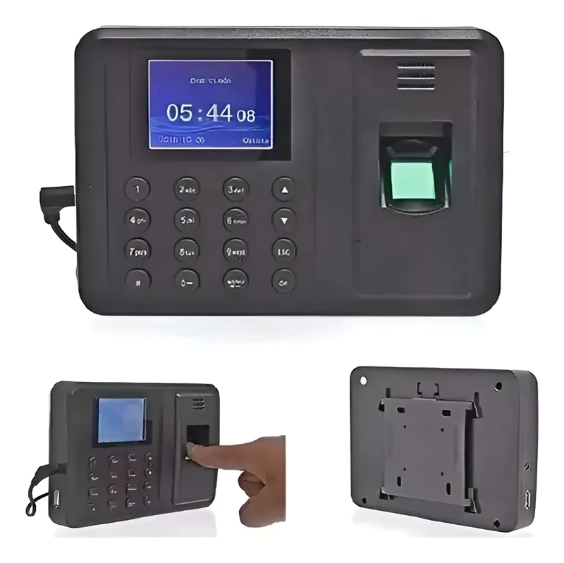 RELOJ CONTROL ASISTENCIA RELOJ MARCADOR HUELLA DIGITAL - 2