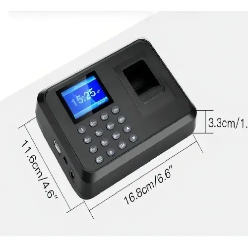 RELOJ CONTROL ASISTENCIA RELOJ MARCADOR HUELLA DIGITAL - 3