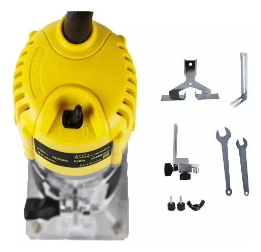 FRESADORA ROUTER TUPI 33000RPM TOMA DE 1/4 ELECTRICA 500W - 4