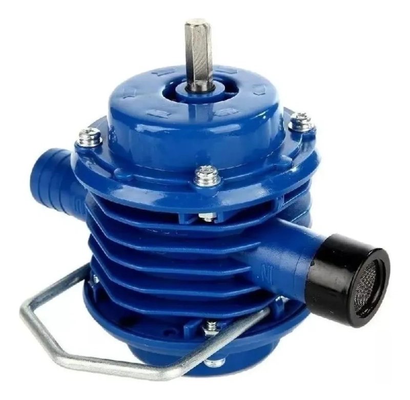 BOMBA AGUA DE TALADRO MANUAL MINI AUTOCEBANTE PLASTICO - 1