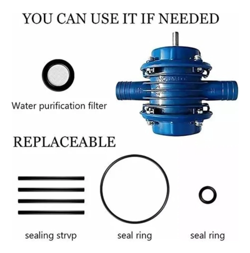 BOMBA AGUA DE TALADRO MANUAL MINI AUTOCEBANTE PLASTICO - 3