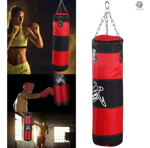 SACO DE BOXEO GRANDE PROFESIONAL CON CADENA DE ANCLAJE 120CM - 3