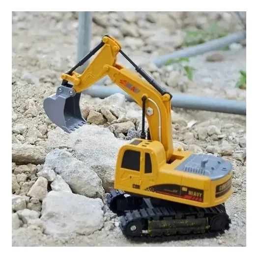 SET JUGUETES RETROEXCAVADORA, VEHICULOS DE CONSTRUCCION - 2