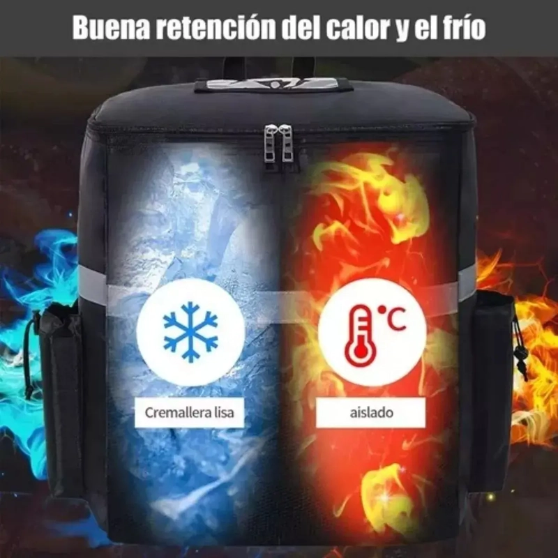 MOCHILA TERMICA MULTIFUNCIONAL DELIVERY REPARTIDOR UBER TIPO - 5