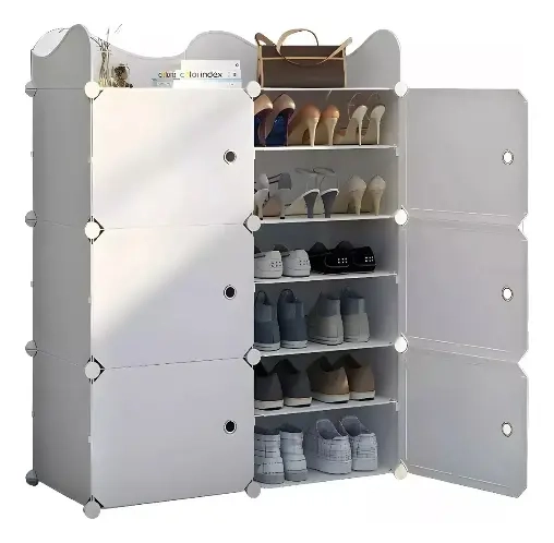 ZAPATERA ECONOMICO MODERNAS ORGANIZADOR CAJA ARMABLE ESTANTE - 1