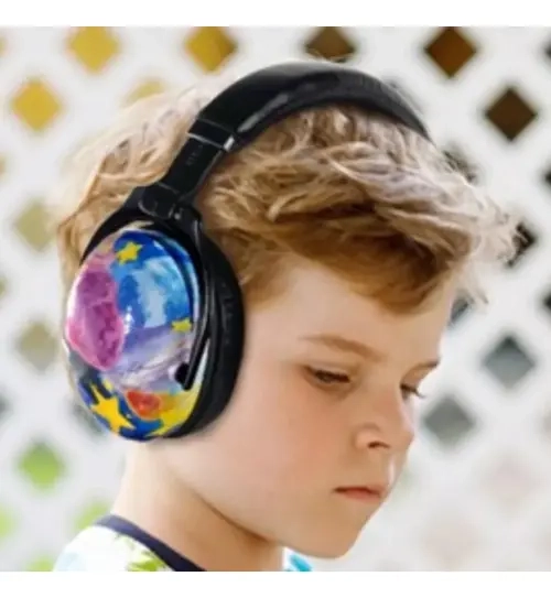 AUDIFONOS ANTIRUIDO PARA NIÑOS Y JOVENES AUTISMO, PLANET - 3