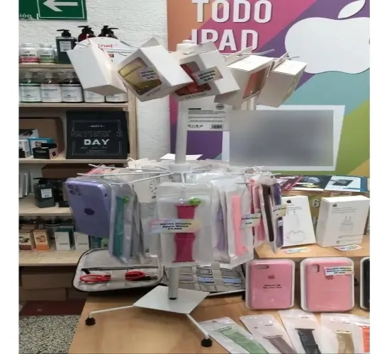EXHIBIDOR LLAVERO, ACCESORIOS, TIPO ARAÑA 3 NIVELES - 3