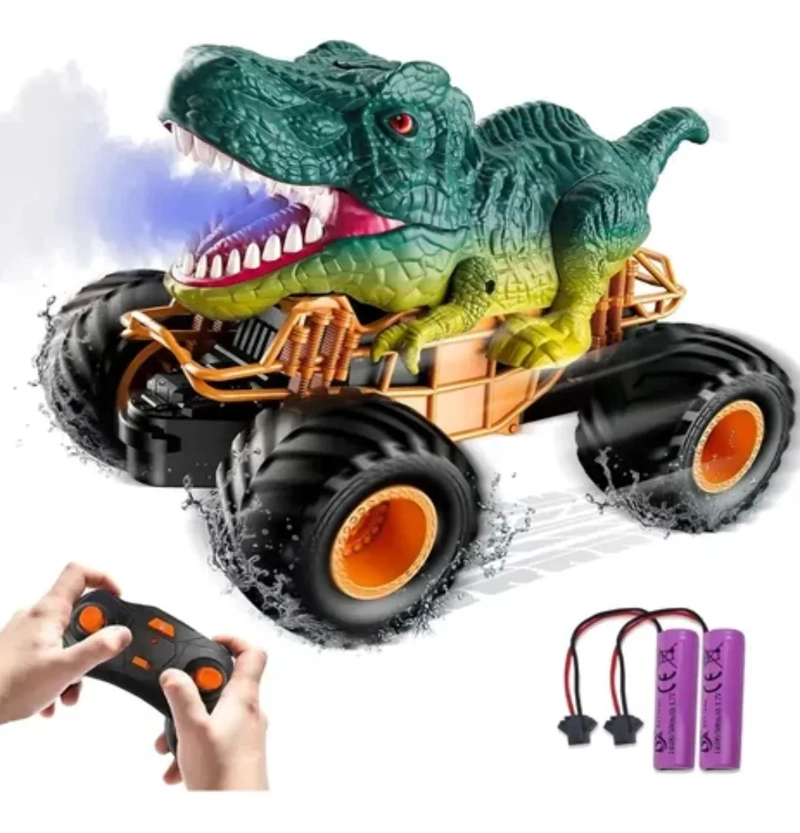 DINOSAURIO AUTO CONTROL REMOTO RECARGABLE JUGUETE - 1
