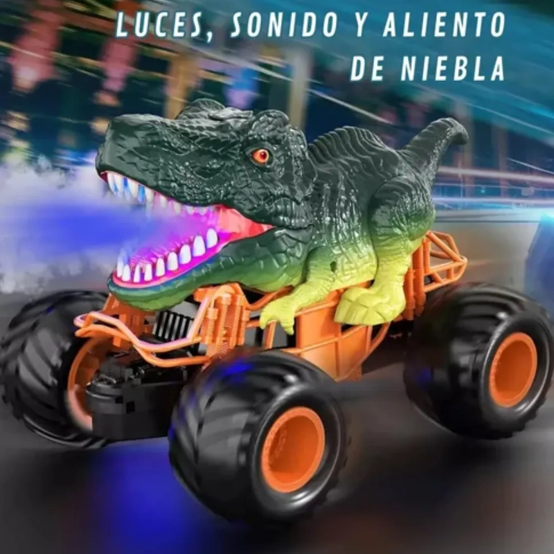 DINOSAURIO AUTO CONTROL REMOTO RECARGABLE JUGUETE - 3