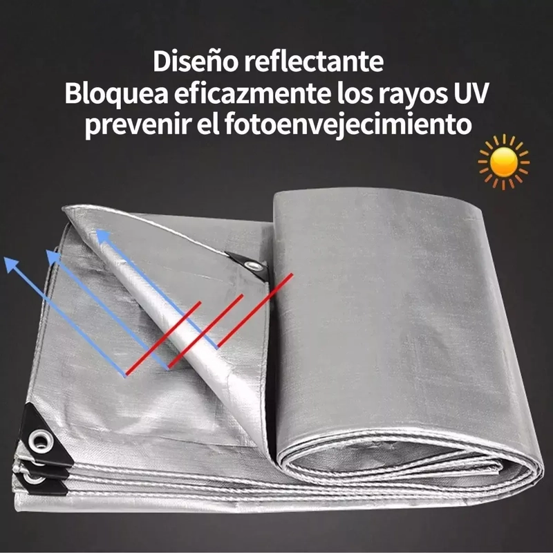COBERTOR LONA UNIVERSAL IMPERMEABLE DE 3X5 METROS - 4