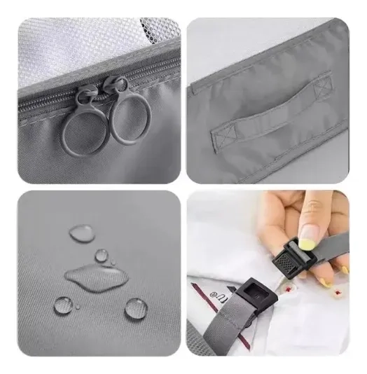 ORGANIZADOR MALETA SET 7 BOLSAS VIAJE EQUIPAJE - 4