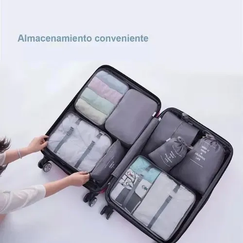 ORGANIZADOR MALETA SET 7 BOLSAS VIAJE EQUIPAJE - 6