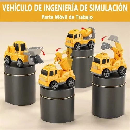 CAMION DE CONSTRUCCION 5 EN 1 JUGUETES REGALO PARA NIÑOS - 5