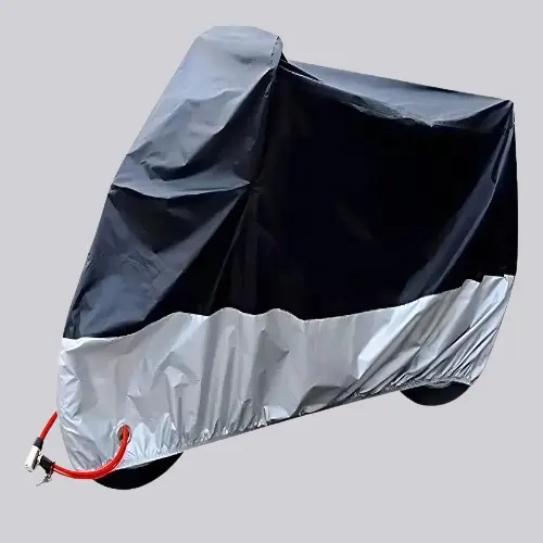 FUNDA LONA CUBRE MOTO IMPERMEABLE ANTI-LLUVIA POLVO - 1