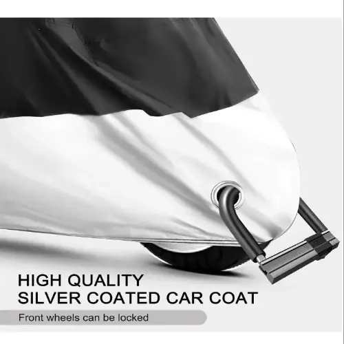 FUNDA LONA CUBRE MOTO IMPERMEABLE ANTI-LLUVIA POLVO - 6