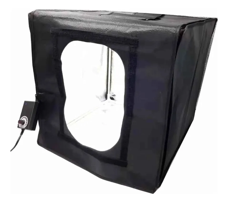 ESTUDIO SET FOTOGRAFICO CAJA LUZ SOFTBOX PORTATIL 40CMX40CM - 1