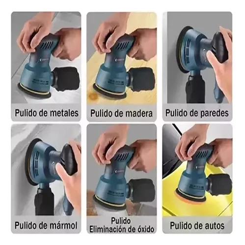 LIJADORA ORBITAL PROFESIONAL HOJA 300W PARA MADERA Y METAL - 5