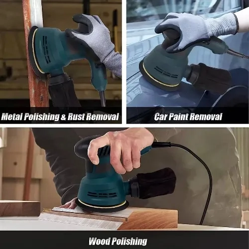 LIJADORA ORBITAL PROFESIONAL HOJA 300W PARA MADERA Y METAL - 7
