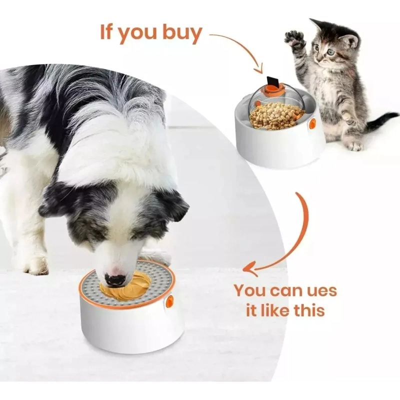 JUGUETE INTERACTIVO PARA MASCOTAS PERRO GATO DE COMIDA LENTO - 1