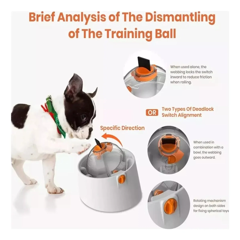 JUGUETE INTERACTIVO PARA MASCOTAS PERRO GATO DE COMIDA LENTO - 2