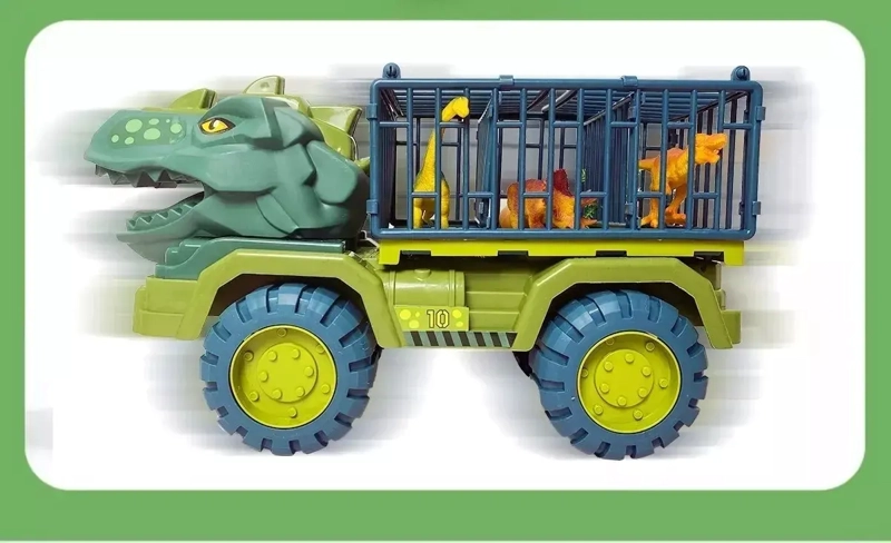 CAMION DINOSAURIO TRANSPORTE 2 DINOSAURIOS 1 HUEVO - 2