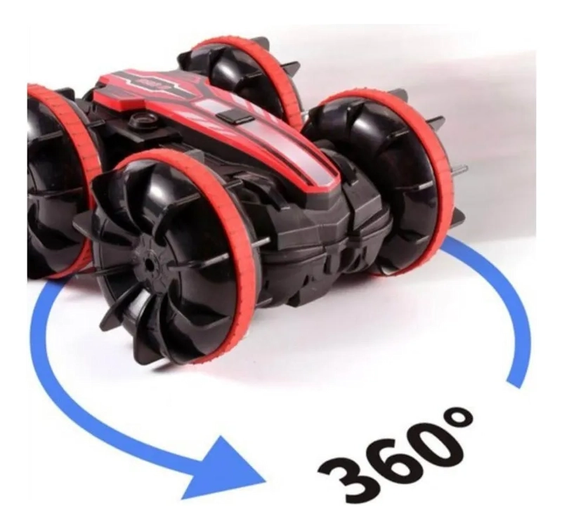 CARRO CONTROL REMOTO ANFIBIO STUNT RECARGABLE 360 GRADOS - 4