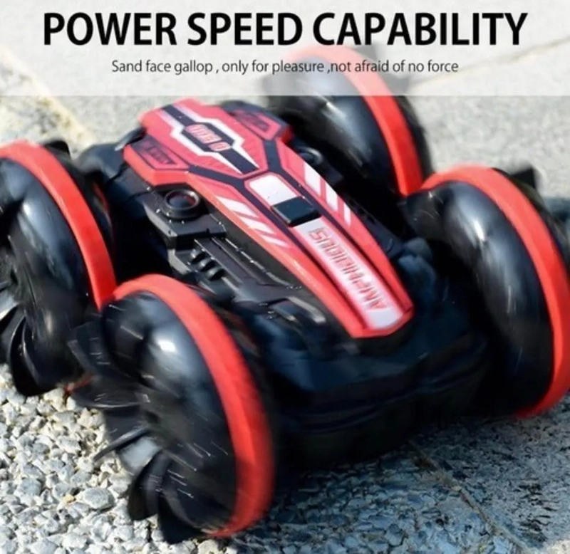 CARRO CONTROL REMOTO ANFIBIO STUNT RECARGABLE 360 GRADOS - 5