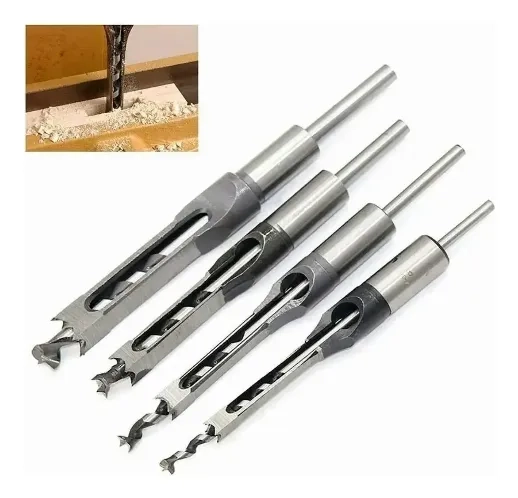 BROCA PARA AGUJEROS CUADRADO 4 PCS - 1