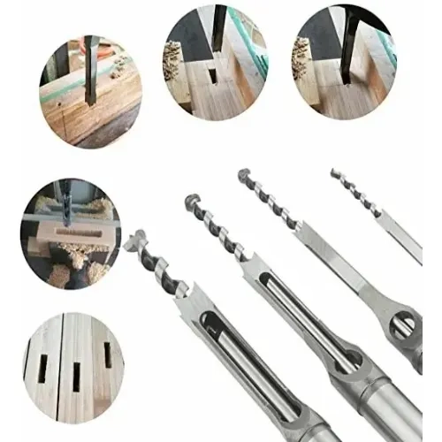 BROCA PARA AGUJEROS CUADRADO 4 PCS - 3