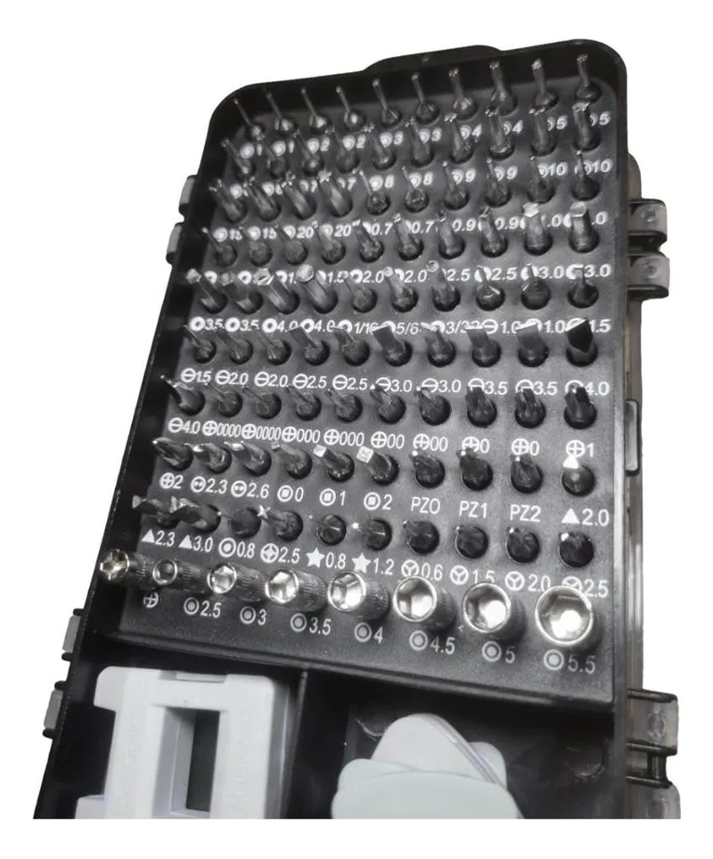 SET 115 PCS DESTORNILLADORES PRECISION TORX MAGNE TICOS - 1