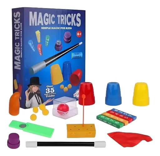 SET DE MAGIA, 35 TRUCOS DE MAGO CON VARITA, NIÑOS O ADULTOS - 1