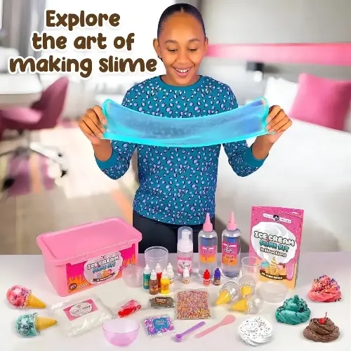 KIT PARA HACER SLIME HELADO INCLUYE LOS ACCESORIOS - 3