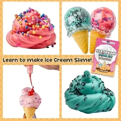 KIT PARA HACER SLIME HELADO INCLUYE LOS ACCESORIOS - 4