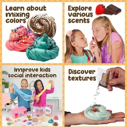 KIT PARA HACER SLIME HELADO INCLUYE LOS ACCESORIOS - 6