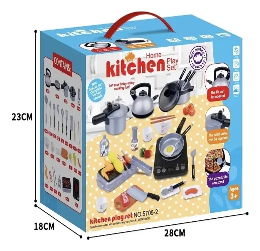 JUEGO ELEMENTOS DE COCINA JUGUETE PARA NIÑOS - 6
