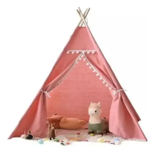 CARPA TIPI PIEZA DE NIÑOS PARA DECORACIONES Y JUGUETES ROSA - 1