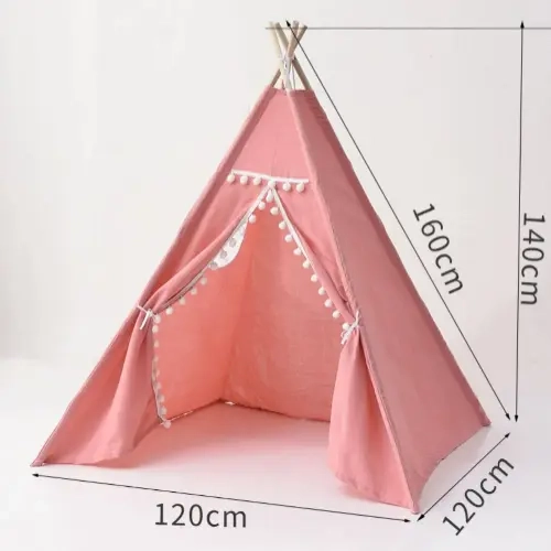 CARPA TIPI PIEZA DE NIÑOS PARA DECORACIONES Y JUGUETES ROSA - 2