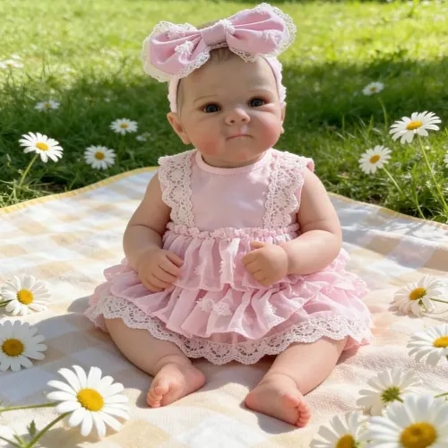MUÑECAS REBORN REALISTAS DE 50 CM, LINDAS MUÑECAS PARA NIÑOS - 5