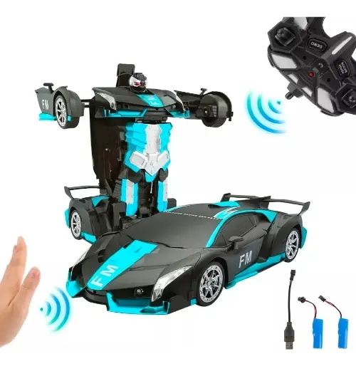 AUTO CARRO CONTROL REMOTO RECARGABLE TRANSFORMERS ROBOT - 1