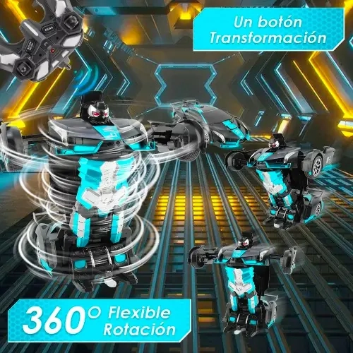 AUTO CARRO CONTROL REMOTO RECARGABLE TRANSFORMERS ROBOT - 5
