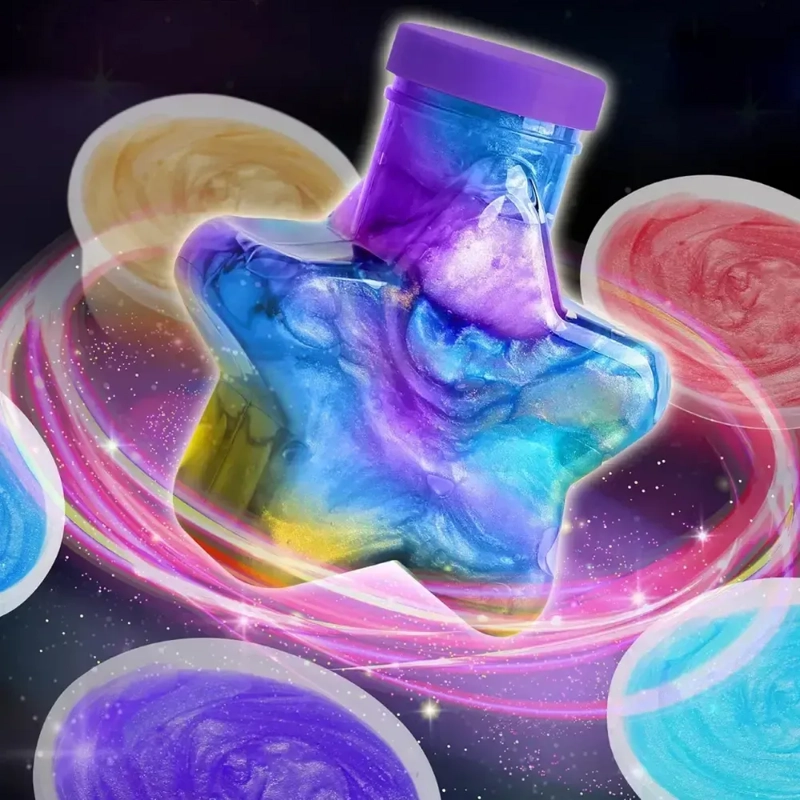 KIT HACER SLIME GALAXY NIÑO CON ADHESIVO Y ACTIVADOR - 5