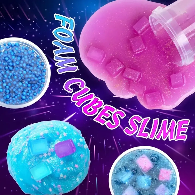 KIT HACER SLIME GALAXY NIÑO CON ADHESIVO Y ACTIVADOR - 7